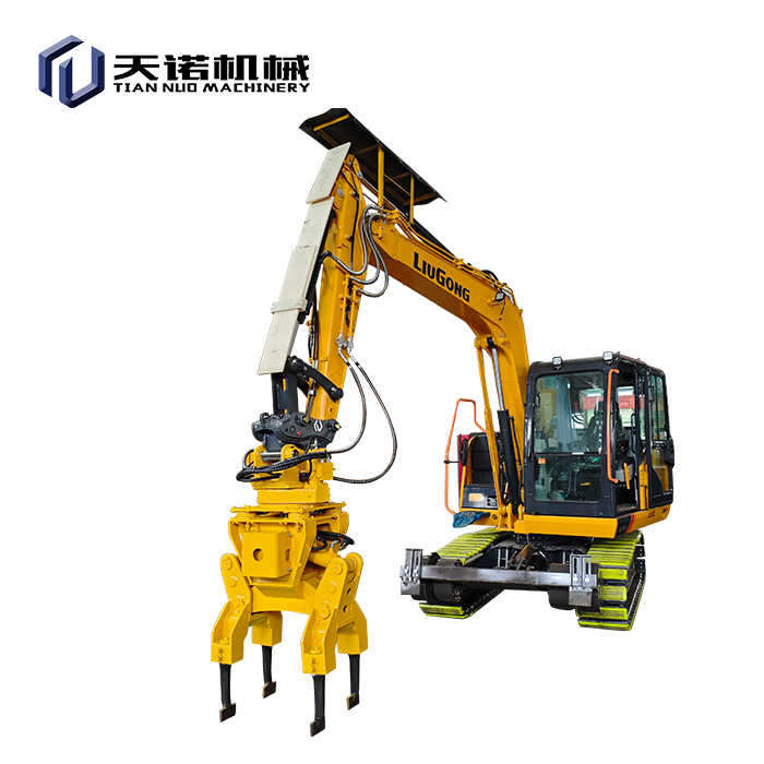 High-vibration hydraulic ballast tamping machine